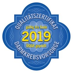 Darmkrebsvorsoge OEGGH 2019 - Vorsorgekoloskopie